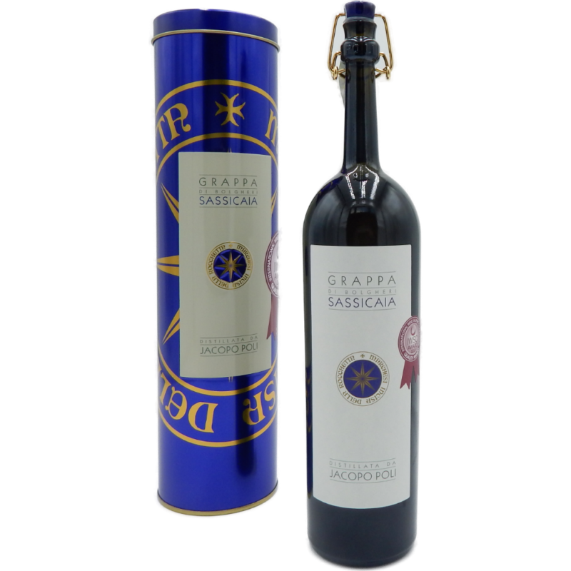 Assapora l'eccellenza della Grappa Sassicaia Poli CL .50