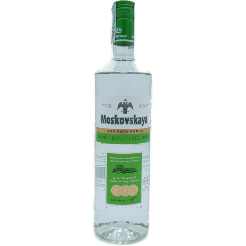 Goditi la Vodka Moskovskaya Liscia: 38° di pura eleganza!