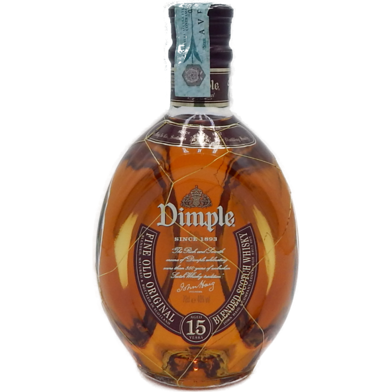 Un whisky di 15 anni dal gusto intenso e complesso: Whisky Dimple 15 anni cl 70